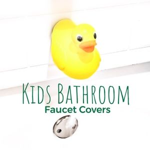 Rubber Duckie Kids Bathroom Faucet Cover 🦆